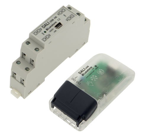 DALI USB DIN Rail mounting