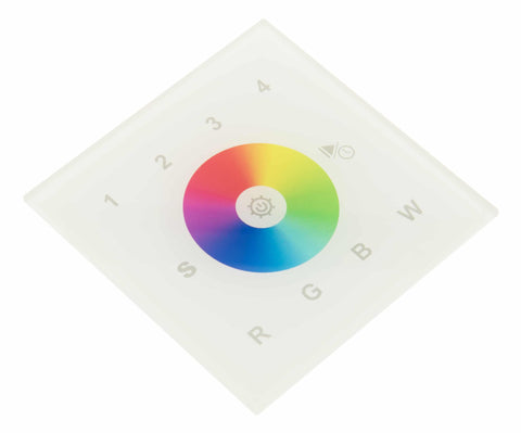 Controler LED DALI Touch RGBW DT8 - 4 Zone (Grupuri)