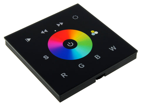 LED DMX Controller Touch RGBW black
