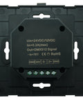 LED DMX Controller Touch RGBW black