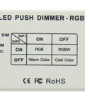 LED Push Dimmer RGBW