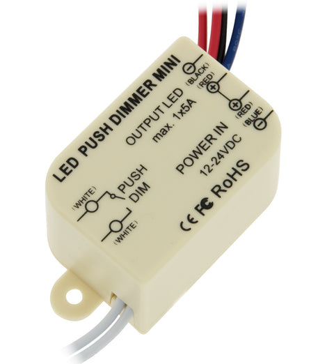 LED Push Dimmer Mini Mono