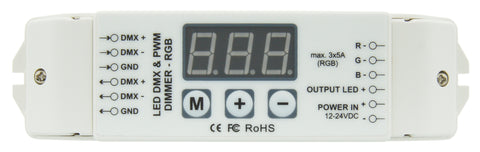 LED DMX & PWM Dimmer RGB