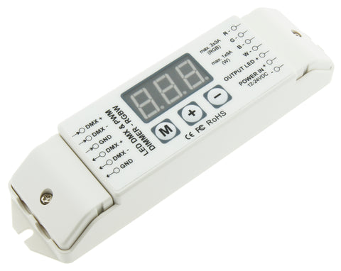 LED DMX & PWM Dimmer RGBW