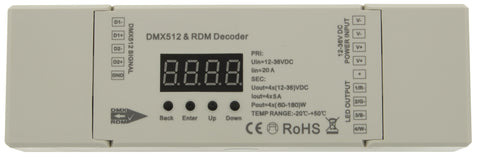 LED DMX/RDM Decoder RGBW (4CH)