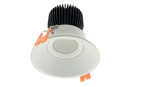 LED Downlight 95 High Output WW (Warm White), Black, IP43