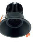 LED Downlight 95 High Output WW (Warm White), Black, IP43