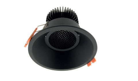 LED Downlight 95 WW (Warm White), Black, IP43