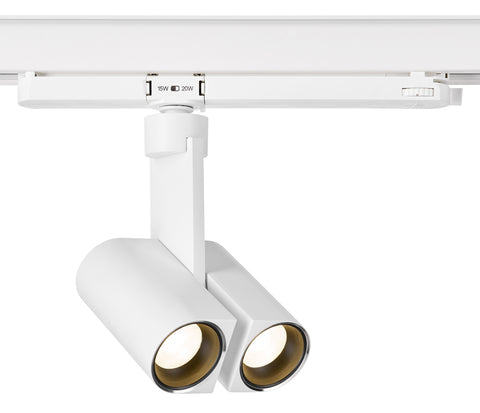 ENEA 46 TRACK DUE 8W/11W 930 1200/1500lm 24° alb
