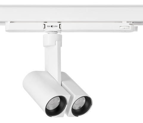 ENEA 46 TRACK DUE 8W/11W 930 1200/1500lm 24° alb