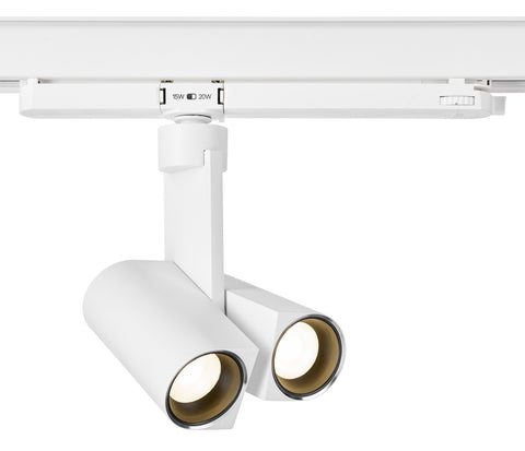 ENEA 46 TRACK DUE 8W/11W 930 1200/1500lm 24° alb