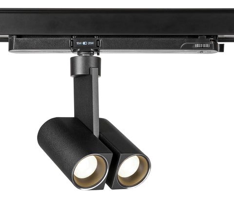 ENEA 46 TRACK DUE 8W/11W 930 1200/1500lm 24° negru