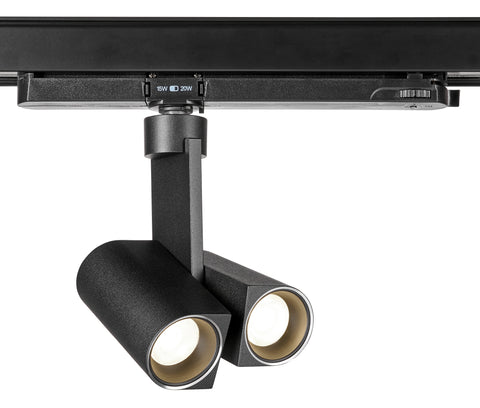 ENEA 46 TRACK DUE 8W/11W 930 1200/1500lm 24° negru