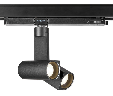 ENEA 46 TRACK DUE 8W/11W 930 1200/1500lm 24° negru