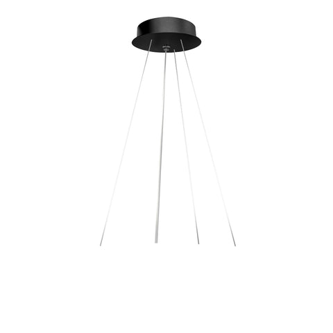 Suspensie pt corpul de iluminat rotund Novia R 320/450 negru
