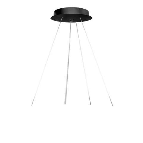 Suspensie pt corpul de iluminat rotund Novia R 600/900 negru