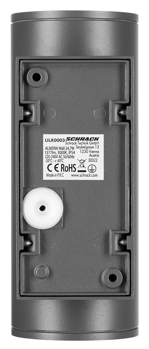 ALMERIA Wall UP/Down 24,7W 1577lm 3000K IP54 antracit