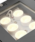 TOLEDO 9W 525lm 3000K 230V LED IP54 antracit