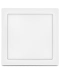 Panou LED S 18W 1620lm 4000K CRI80 IP20 120° pătrat alb