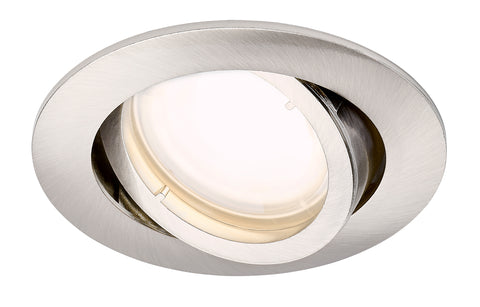 MY68 Round, MR16, GU5,3, 50W, IP20, reglabil, nichel satinat