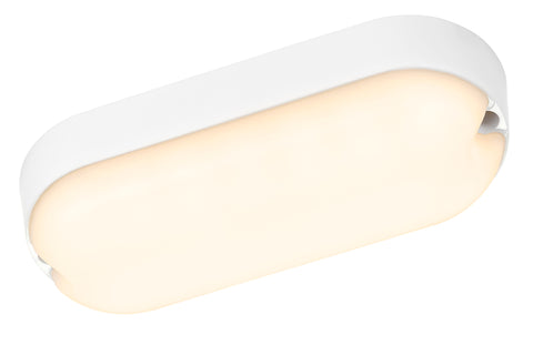 OVALIS LED 5W 3000K 500lm, opal IP65 opal, alb