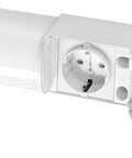 VERRA LED 15W,3000K,1400lm,Opal,PC,IP44 with schuko socket