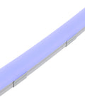 Profil din silicon LED Patrat 16 x 16 mm / alb