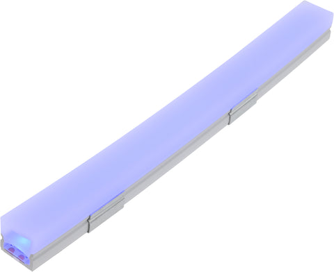 Profil din silicon LED Patrat 16 x 16 mm / alb