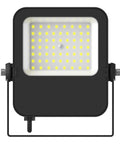 Capri LED Basic 50W 6000lm 3000K simetric IP65 negru