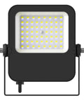Capri LED Basic 50W 5500lm 3000K asimetric IP65 negru