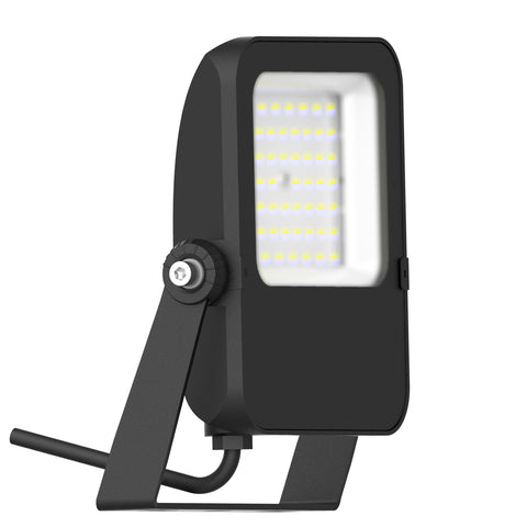 Capri LED Basic 50W 5500lm 3000K asimetric IP65 negru