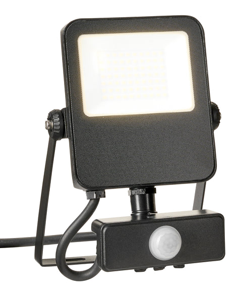 CAPRI LED Basic 30W, 3300lm, 4000K, senzor, IP65, negru