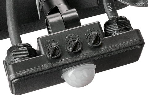 CAPRI LED Basic 50W, 5500lm, 4000K, senzor, IP65, negru