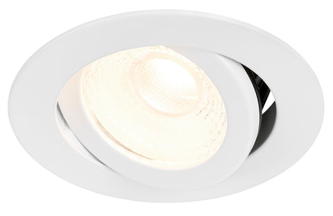 PUNTO LED 8W 760lm 830 36° 230V IP65/IP20 dimabil alb