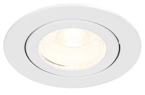 PUNTO LED 8W 760lm 830 36° 230V IP65/IP20 dimabil alb