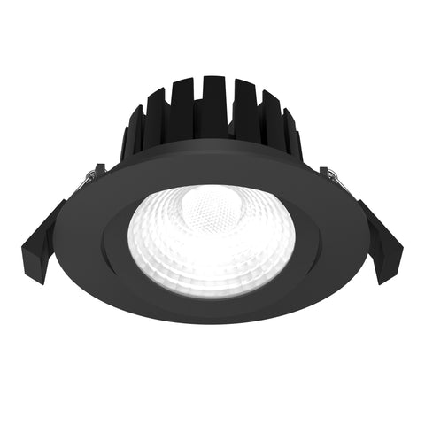 PUNTO LED 8W 760lm 830 36° 230V  IP65/IP20 dimabil negru