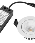 PUNTO LED 8W 760lm 840 36° 230V IP65/IP20 dim alb