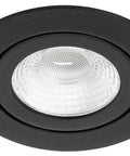 PUNTO LED 8W 760lm 840 36° 230V  IP65/IP20 dim negru
