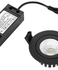 PUNTO LED 8W 760lm 840 36° 230V  IP65/IP20 dim negru