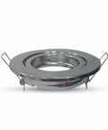 Recessed spot GU10 round, adjustable, iron, chrome