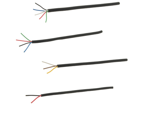 Double-isolated cable RGB 4-polig 0,5mm² Black