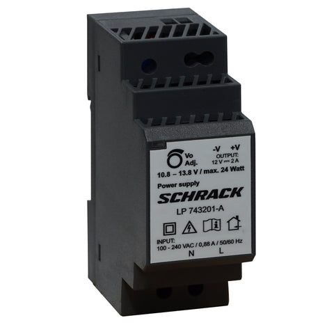 Sursă monofazată, electronică, modulară, 230/12VDC, 2A