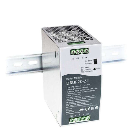 Sursa 24 Vcc/20A cu Modul Buffer pt sina DIN