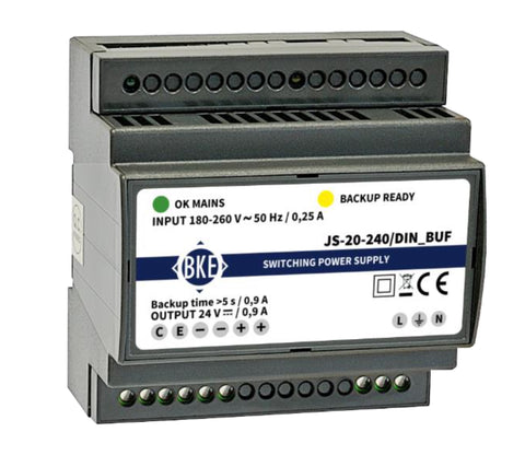 Switching power supply 20W with UPS function for DIN-rail