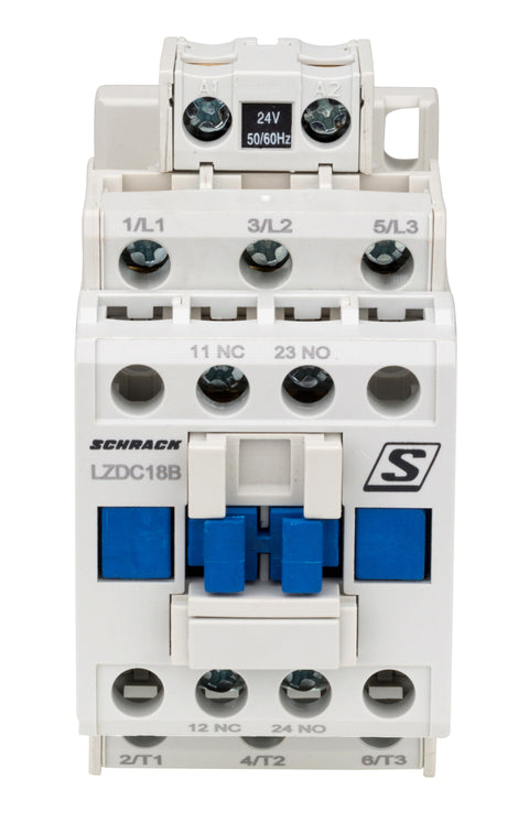 Contactor 3 poli, CUBICO Clasic, 7,5kW, 18A, 1ND+1NÎ,24Vc.a.