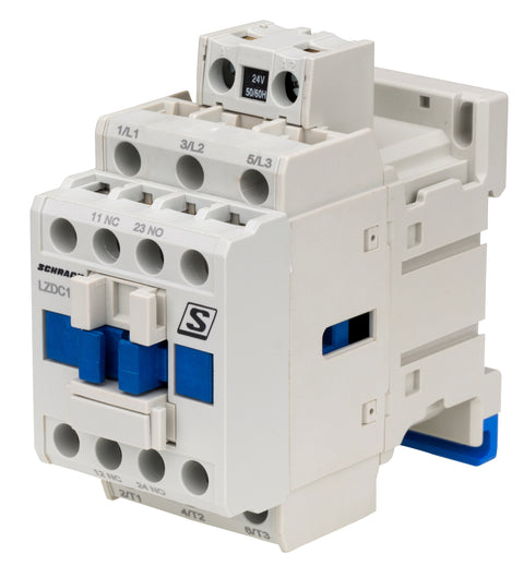 Contactor 3 poli, CUBICO Clasic, 7,5kW, 18A, 1ND+1NÎ,24Vc.a.
