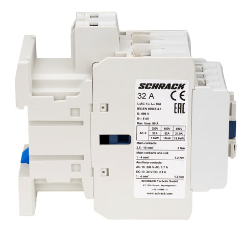 Contactor 3 poli, CUBICO Clasic, 15kW, 32A, 1ND+1NÎ, 24Vc.a.