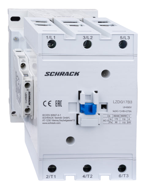 Contactor 3 poli, CUBICO Grand, 90kW, 170A, 1ND+1NÎ, 230V ca