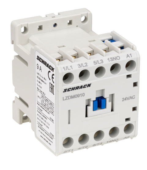 Contactor 3 poli, CUBICO Mini, 4kW, 9A, 1ND, 24Vc.a.