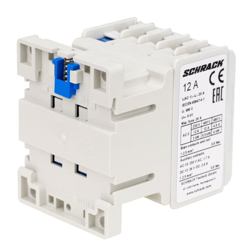 Contactor 3 poli, CUBICO Mini, 5,5kW, 12A, 1NÎ,24Vc.a.